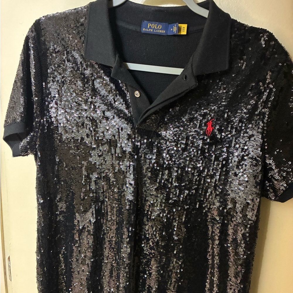 Polo by Ralph Lauren Black Sequin Woman Skirt
